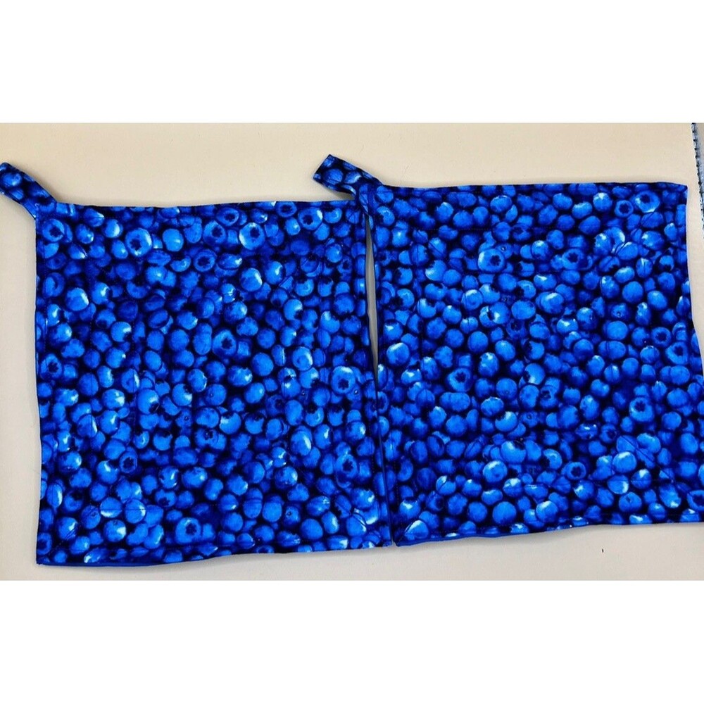 Blueberry Potholders /Hot Pads 7x7